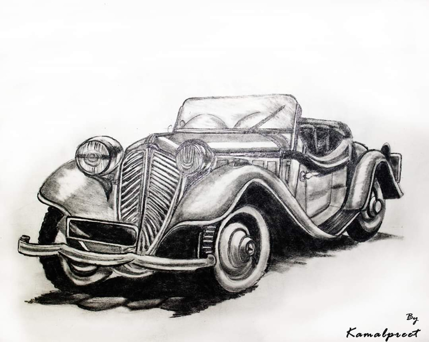 Download Bohemian Lifestyle Illustration with Vintage Car PNG Online -  Creative Fabrica